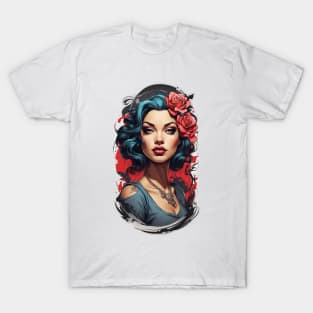 Pin Up Modern Art T-Shirt